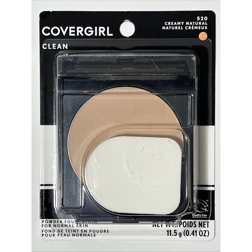 Covergirl Clean Powder Foundation 520 CREAMY NATURAL Original Discontinued